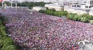 1.000.000 de manifestantes en París contra el 