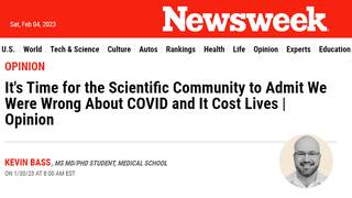 La comunidad científica debe admitir que nos equivocamos sobre el COVID. Y costó vidas