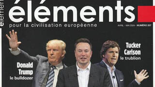 La revista 'Éléments' pronto en español. Editada por EL MANIFIESTO